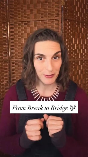 Ever feel like you have two voices—with a funky little gap in between? That space is often called the vocal break, but I like to think of it as a vocal bridge. Because we’re not meant to avoid it—we’re meant to cross it. When you learn to smoothly shift the “gears” of your voice, you strengthen the muscles that allow your high and low registers to blend into one easeful, connected sound. That’s the vox mix (mixed voice)… and you strengthen it slowly, gently, with awareness and softness. If you w