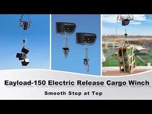 Eayload-150 Heavy-Lift Drone Winch | 150kg Payload, Auto Hook Release & Emergency Cut-Off