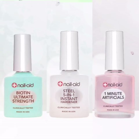 Nail-Aid 1 Minute Artificials - Nail Treatment, Clear, 0.55 Fl Oz