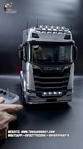 3.6K views · 66 reactions | Silver 1:14 6X6 tractor truck: standard motor and ESC + servo, light and sound system, remote control with a good grip, see how it restores the posture of a real car! #Toucanhobby #hydraulicrc #rcconstructionmodels #construction #excavator #rcmodel #rcconstruction #RC | Toucan RC Hobby | Facebook