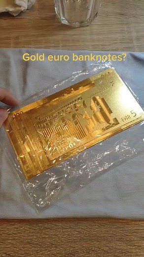 #euro #banknotes #gold #money