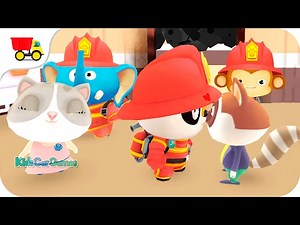 Child learn about the Firefighter - Dr Panda Firefighters Fun Kids Car Games