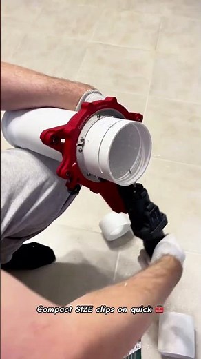 Portable PVC Pipe Cutter Spins Fast 🧰