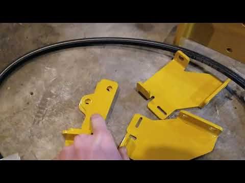 Hustler Raptor SD 54" throwing drive belts repair part 1