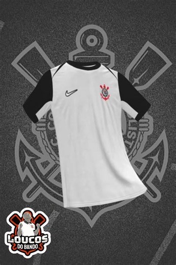 Camisa do Corinthians feita no FIFA Kit Creator.Peça para fazer mais! #futebol