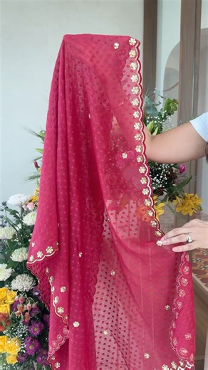 Cotton jacquard handwork oh so pretty just for you