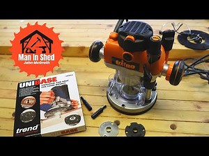 Triton Dual Mode Plunge Router, Trend Uni Base/ metric guide bush!