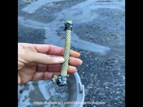 Steel Cable - AMSOIL Metal Protector Rust Test