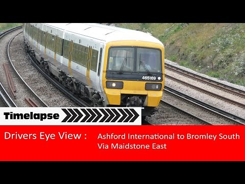 Drivers Eye View (Cab Ride) : Ashford International to Bromley South via Maidstone East