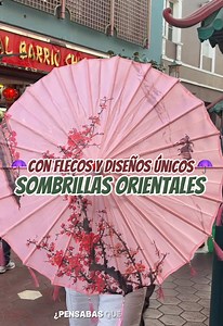 Las sombrillas orientales más bonitas las tenemos aquí ☂️🩷 📍Jr. Ucayali 724, C.C. Barrio Chino, Tda 1017. 📍Jr. Ucayali 765, Galería Capón, Tda. 218. • • #sombrilla #sombrillaconflecos #decoracionoriental #centrodelima #barriochino