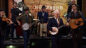 World-renowned banjo player and bandleader Steve Martin leads his Steep Canyon Rangers through a rousing rendition of their new single “California.” | The Late Show with Stephen Colbert