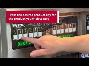 Pitco Digital Controller Programming: Changing Shake Time