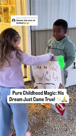 Pure Childhood Magic: His Dream Just Came True! ✨🙏
