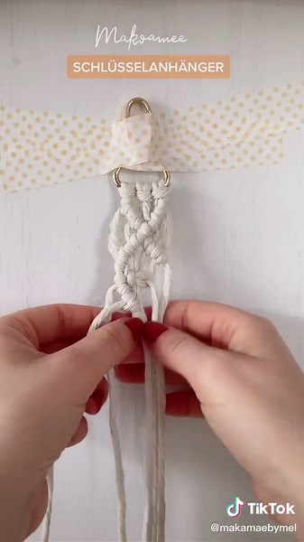 Makramee Schlüsselanhänger Tutorial: Blumen & Designs