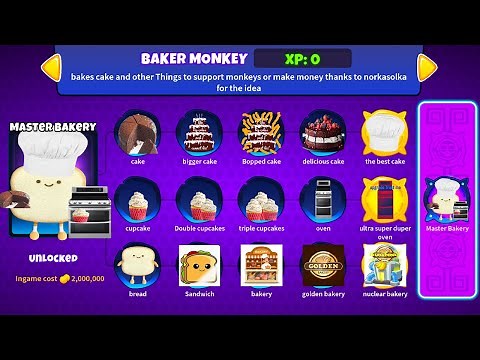 The Baker Monkey in BTD 6!