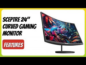 REVIEW (2025): Sceptre 24" Curved Gaming Monitor. Features.