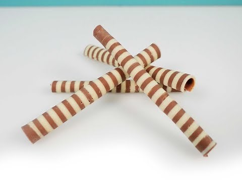 How to make Chocolate Cigarellos more Chocolate Decorations, chocolate cigarettes