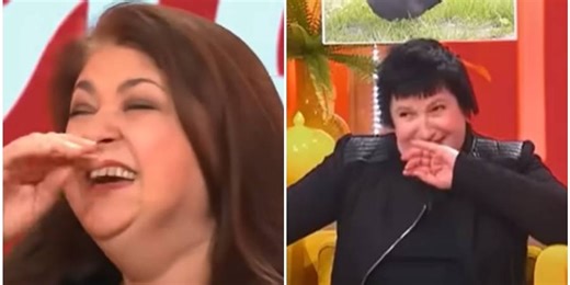 People with unusual laughs were put together on a TV talk show and hilarious chaos erupted