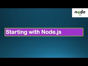 Node.js Tutorials #1 - Starting with Node - First Node.js code, modules, exports