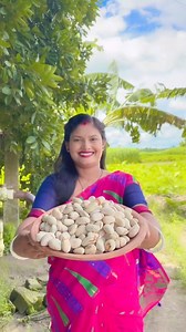 jackfruit Seed Bhorta 🤤. #cooking #village #food #recipe | Kanika Rannaghor with village food