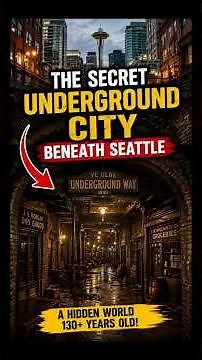 The Secret Underground City Beneath Seattle 🇺🇸 | A Hidden World 130+ Years Old!