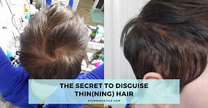 The Secret To Disguise Thinning Hair