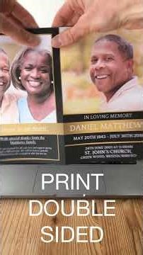 Funeral Programs Made Easy: Need More Space For Your Program? #funeralplanning #funeralprogram