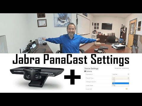 Adjusting Jabra PanaCast settings in Jabra Direct