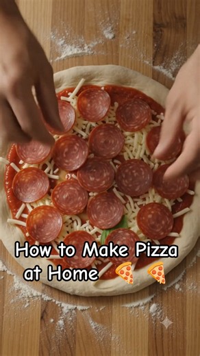 How to Make Pizza at Home | Easy Homemade Pizza Recipe | Crispy & Cheesy Pizza 🍕