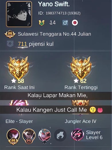 Gendong Rank Dung in Mobile Legends: Bang Bang Tips
