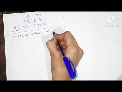 Theorem on continuity