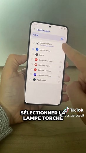 Astuces pour allumer la lampe torche sur Samsung