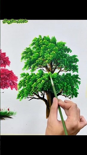 draw a tree with vines around it