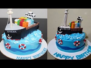 Ship Cake Design | How To Make Ship Cake