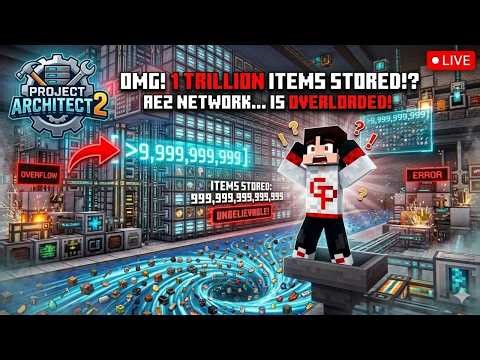 🔴 Minecraft Project Architect 2 | Storing BILLIONS of Items in ONE System