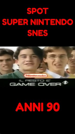 ❌ SPOT SUPER NINTENDO SNES - ANNI 90