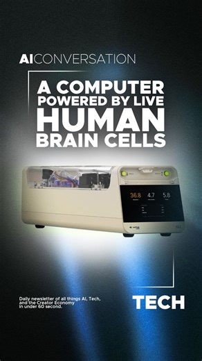 Icon Becker on Instagram: "🧠 Scientists have built the world’s first biological computer using 800,000 living human brain cells—and it can actually think & learn! 🤯 Here’s what makes it groundbreaking: • 99% less energy usage than AI ⚡ • Can learn tasks like playing Pong 🎮 • Uses human neurons grown from blood samples 🧬 • Could revolutionize neurological drug discovery 💊 • Raises BIG ethical questions—is this the future of computing or something more? 🤔 Would you trust a living computer? L