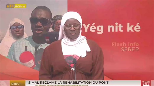 Déthié Fall rassure la Population sur la réhabilitation du pont de Simal