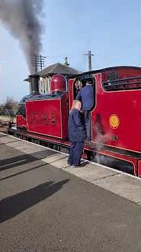 Hear the hiss of 15189 in her new Crimson Livery #LMS15189 #CrimsonLake #BonessAndKinneilRailway