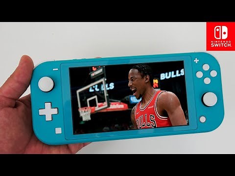 NBA 2K22 Gameplay on Nintendo Switch LITE