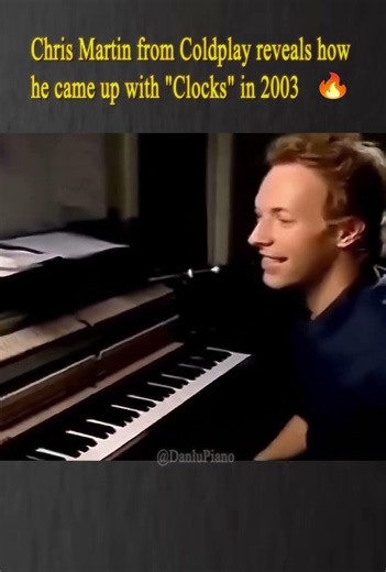 Chris Martin breaks down Clocks from scratch #coldplay #piano #tutorial