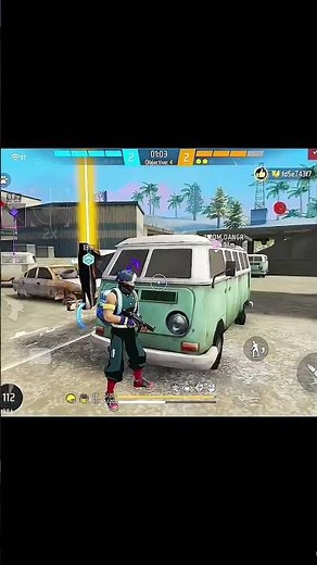 Free Fire Gameplay video to 1VS4 🔥🚀 #shortsviral #shorts