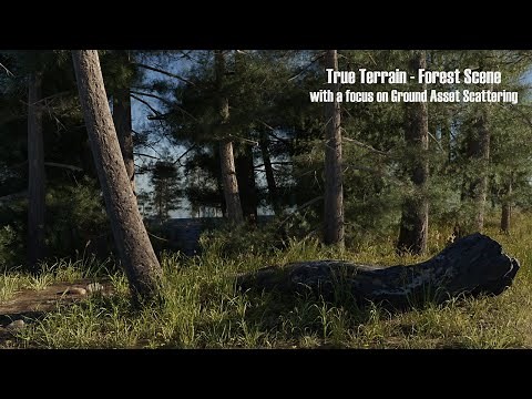 Making a Forest scene in Blender with True Terrain 4.1.3