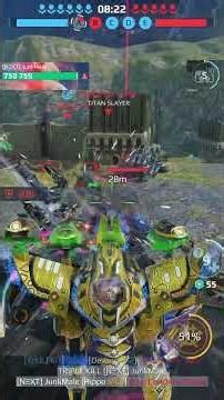 The cost of not quite pushing #Ammit into the water #warrobot War Robots #gaming #wr #livinglegend