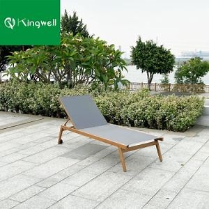 [Hot Item] Durable Patio Outdoor Furniture Aluminum Swimming Pool Chaise Sun Lounger