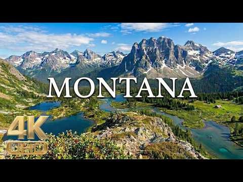 Montana 4K Ultra HD - Endless Mountain Landscapes, Crystal Rivers & Untamed Natural Beauty