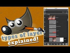 4 types of GIMP Layers explained