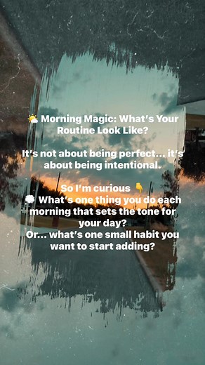 Lately I’ve been diving into The Miracle Morning — and wow, it’s changing the way I start my day. I used to roll out of bed and rush straight into “go mode”… but now I take a few quiet minutes for stillness, gratitude, journaling, and prayer before anything else — and the difference in my mindset, focus, and peace has been huge. ✨ It’s not about being perfect… it’s about being intentional. So I’m curious 👇 💭 What’s one thing you do each morning that sets the tone for your day? Or… what’s one s