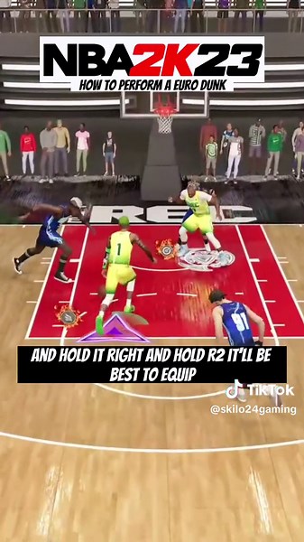 How to Perform a Euro Dunk in NBA 2k23