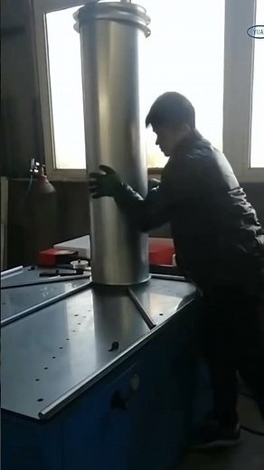 Automatic Circular Duct Flanging Machine | Round Pipe Flange Forming Process